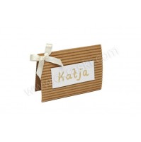 Kartica za sedežni red - natur/pentlja