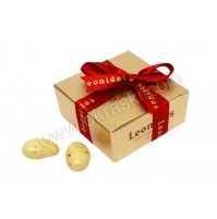 Konfet - škatlica - zlata/široka Konfet - škatlica - zlata/široka