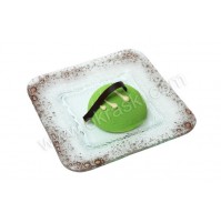 Konfet-steklen/tortica-zelena 1