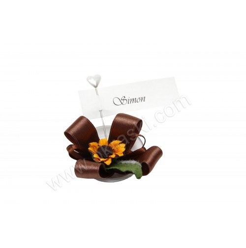 Poročni konfet - 2/1 - rjava SONČNICA Poročni konfet - 2/1 - rjava SONČNICA