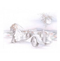 Vabilo - modro/mladoporočenca Vabilo - modro/mladoporočenca