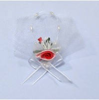 Poročni naprsni šopek - ekstra Poročni naprsni šopek - ekstra