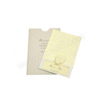 Poročna zahvala - bež - Eros