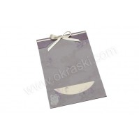 Poročna zahvala - lila - Temida