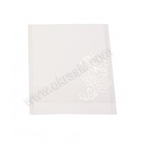 Poročna zahvala - bela - snežinka Poročna zahvala - bela - snežinka