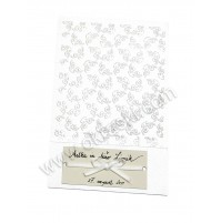 Poročna zahvala - bež - Athena Poročna zahvala - bež - Athena