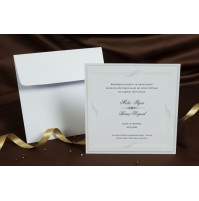 Vabilo - belo/kvadrat Vabilo - belo/kvadrat