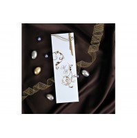 Vabilo - bež/zlato - navpično Vabilo - bež/zlato - navpično