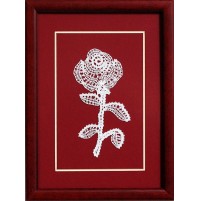 Slika s čipko - vrtnica 02