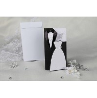 Vabilo - belo/črno - mladoporočenca 2 Vabilo - belo/črno - mladoporočenca 2