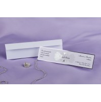 Vabilo - belo/podolgovato Vabilo - belo/podolgovato