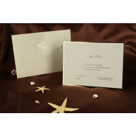 Vabilo - bež /pravokotnik Vabilo - bež /pravokotnik