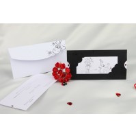 Vabilo - črno/belo - puzle Vabilo - črno/belo - puzle