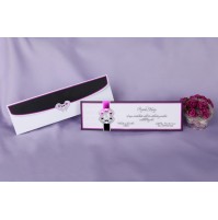 Vabilo - belo/vijola - kronica Vabilo - belo/vijola - kronica