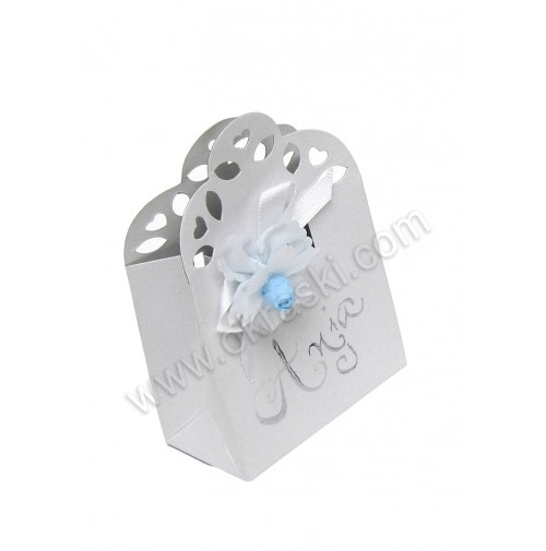 Poročni konfet - moder/kaligrafija Poročni konfet - moder/kaligrafija