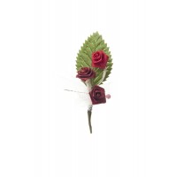 Poročni naprsni šopek -  vrtnice Poročni naprsni šopek -  vrtnice