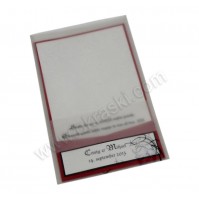 Poročna zahvala -bordo/rdeča - angelčica Poročna zahvala -bordo/rdeča - angelčica