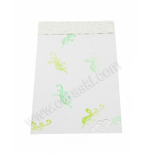 Poročna zahvala - zelena Poročna zahvala - zelena