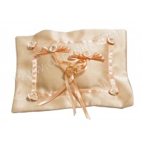 Poročna blazinica - marelična/kvadrat