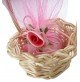Poročni konfet - košarica/roza Poročni konfet - košarica/roza