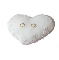 Poročna blazinica - bela/perla