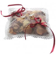 Poročna blazinica - posušene vrtnice