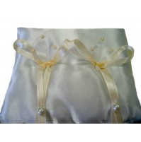 Poročna blazinica - bež/kvadrat